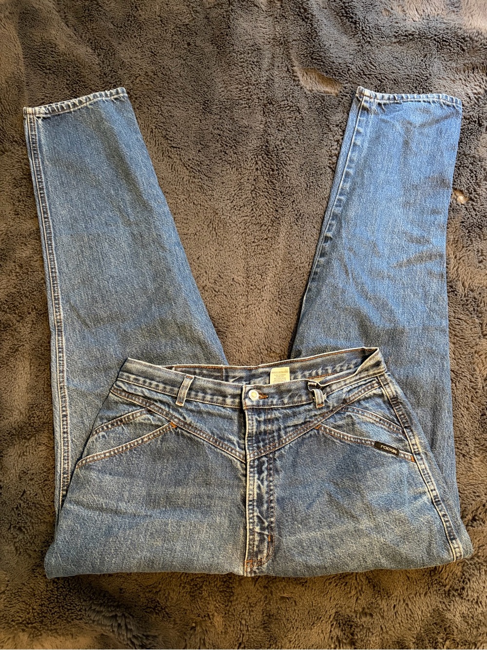 Vintage Rockies Blue High-Rise Women's Jeans